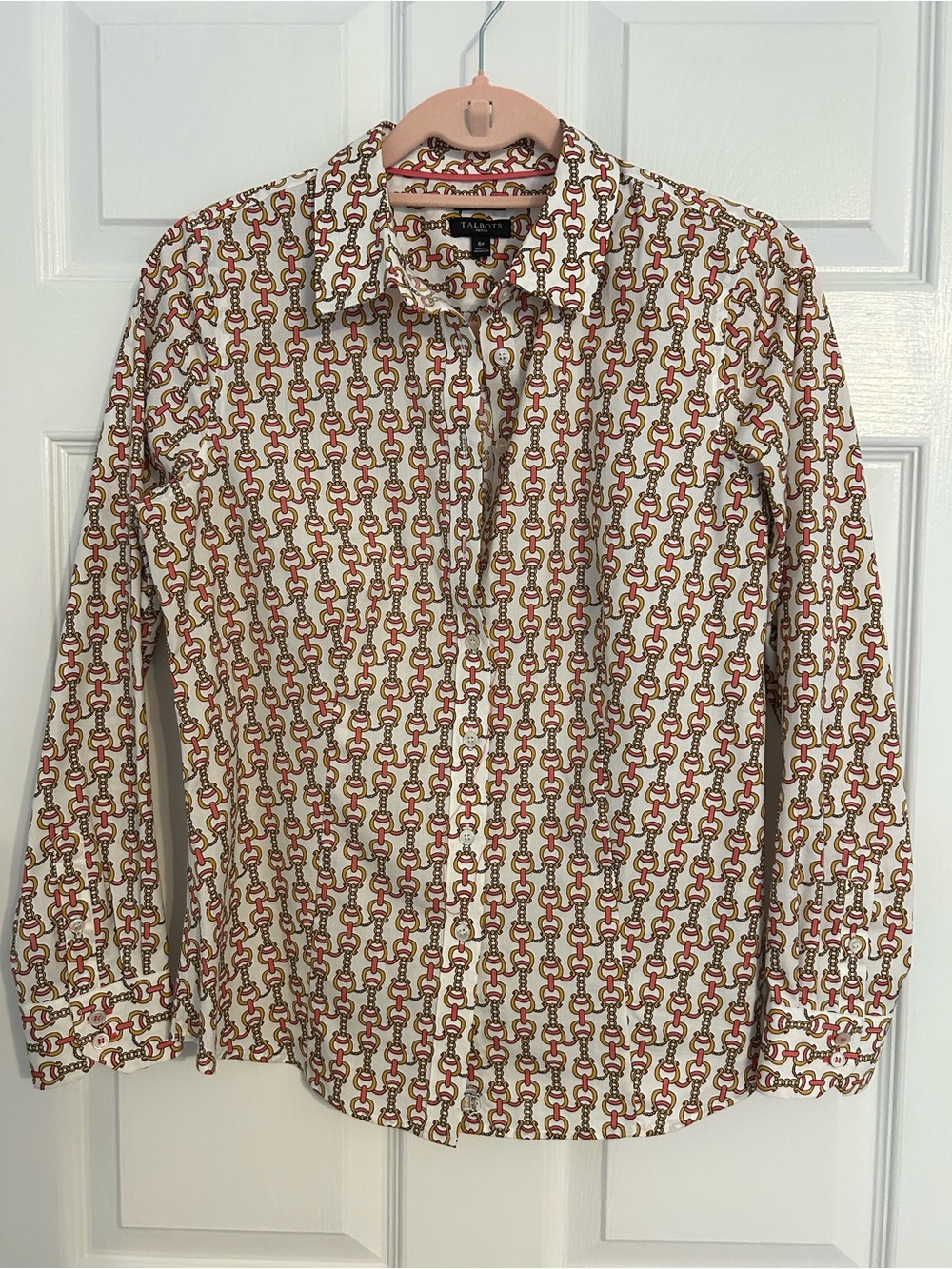 Talbots Women’s  Patterned Button-Up Shirt
